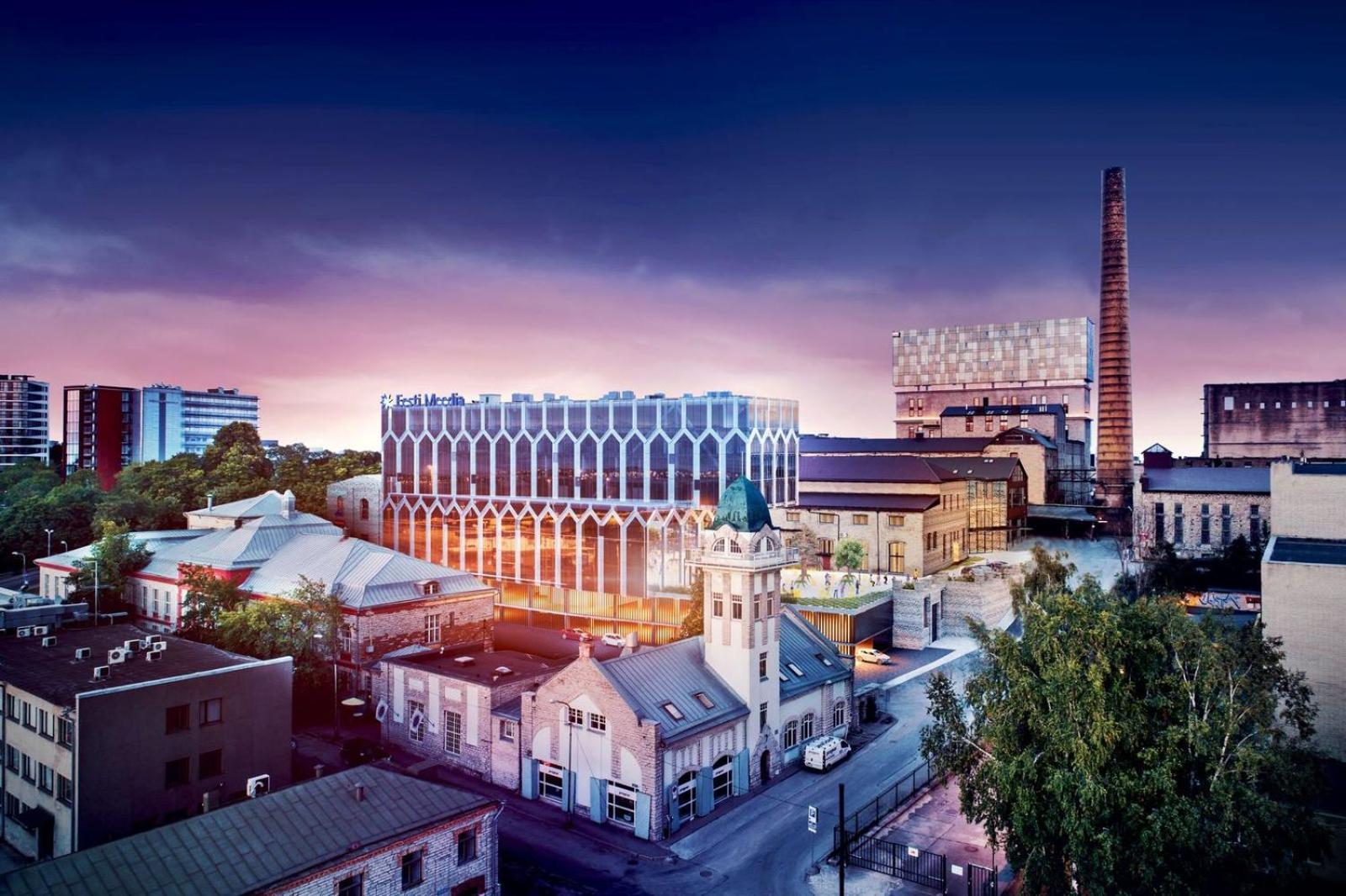 Fahle Building, Luxurious, Skyline View Flat Near Centre * Tallinn