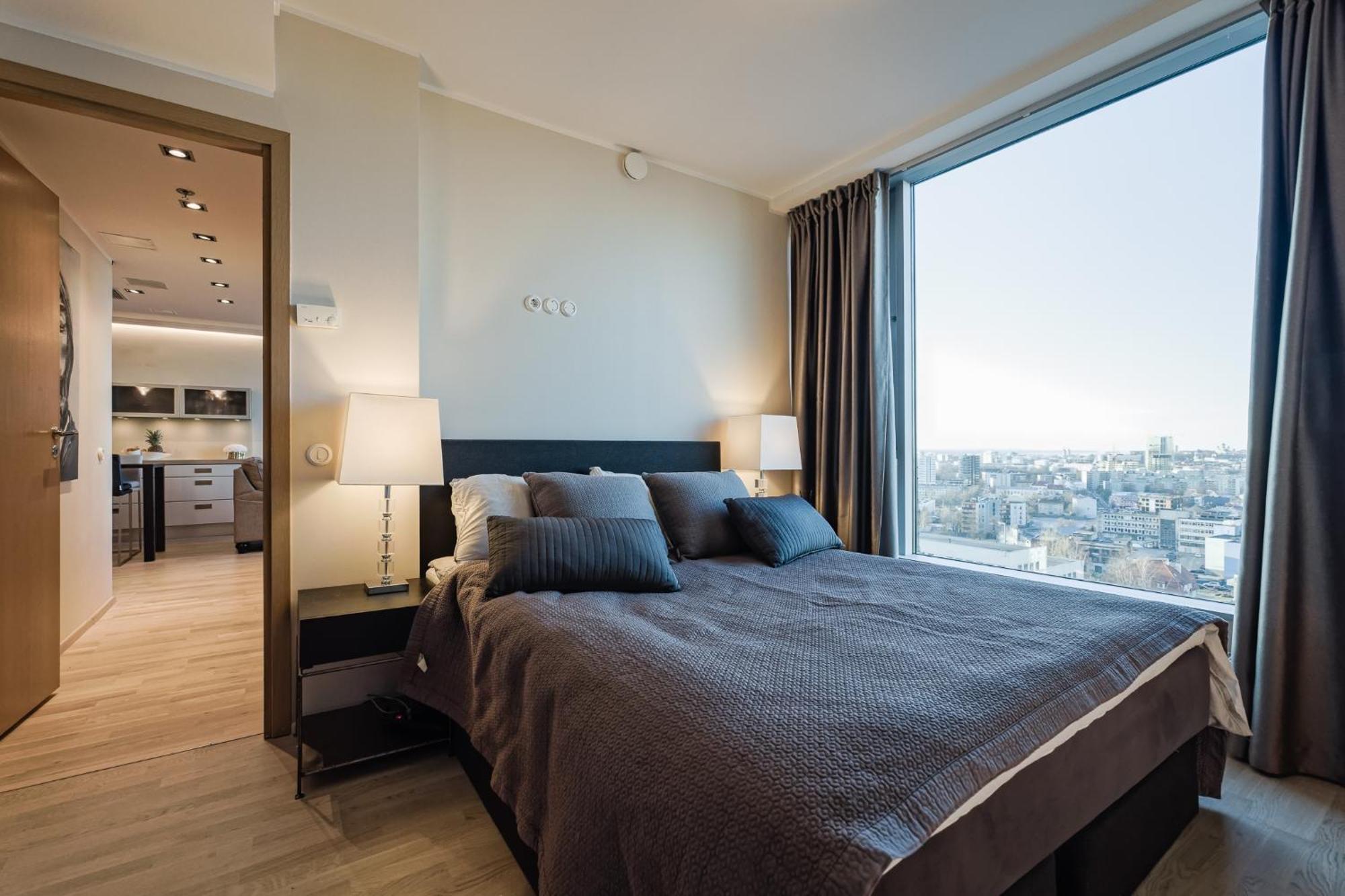 Íbúð Fahle Building, Luxurious, Skyline View Flat Near Centre